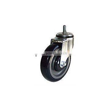 Light Casters and Wheel bolt stem plastic wheels for toys