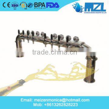 China Supplier U Shape Diffrent Ways Brass Draft Beer Tower Dispenser With Good Quality