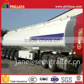 4 Axles Road Mobile Tanker 60000L Fuel Gasoline Oil Tank Semi Trailer photo-2