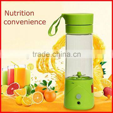 3 Colors USB Electric Fruit Juicer Handheld Smoothie Maker Blender Rechargeable Mini Portable Juice Cup Water Bottle 380ml photo-4