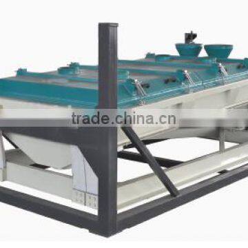 Feed or wood pellet rotary screener machine