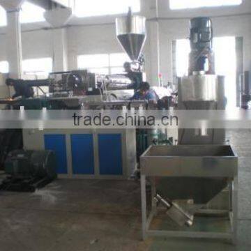 plastic recycling and granulating machine