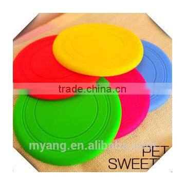 Wholesale Soft & BPA free Frisbee Bite Resistant Pet Silicone Pet Flying Disc ,Harmless Pet Fris