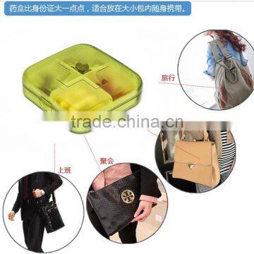 Promotion 4 Days Cross Pill Box/PP Plastic Pill Box/Medical Capsule Holder photo-5