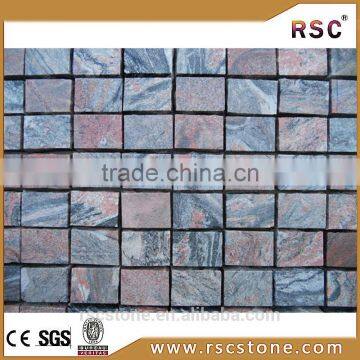 Cheap Multicolor red granite paving stone for wholesale