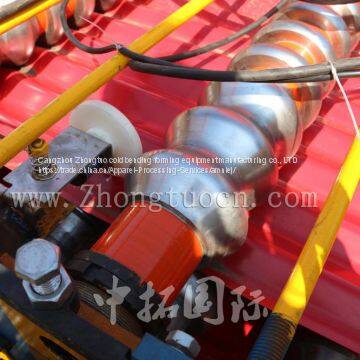 Double Layer Metal Roof Roll Forming Production Line photo-2