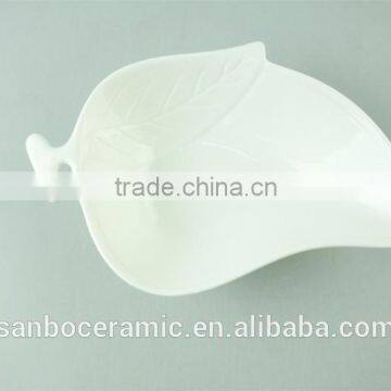 Ceramic Letter Dish White Porcelain Heart Shaped Dish With Color Box / Promotion photo-2