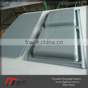 ABS Dark Grey Rectangle Plastic Thermoforming Tray photo-3