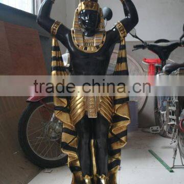 The Egypt Style Resin Fiberglass Large Egypt Primitive Man Statue photo-4