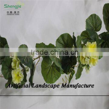 SJZJN 2557 High Quality Evergreen Decoration Artificial Hanging Leaves photo-4