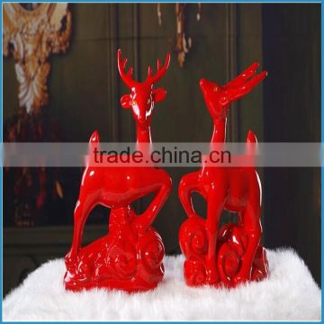 Christmas resin sika deer