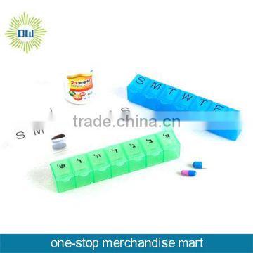 plastic travel medication pill box