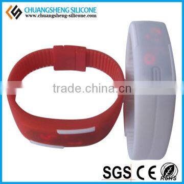 Wholesale simple silicone led wristwatches