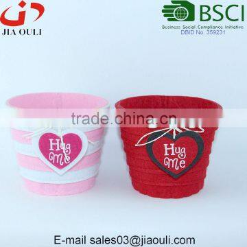 Wedding Decorations Non-woven Flower Pot, Candy or Gifts Container photo-3