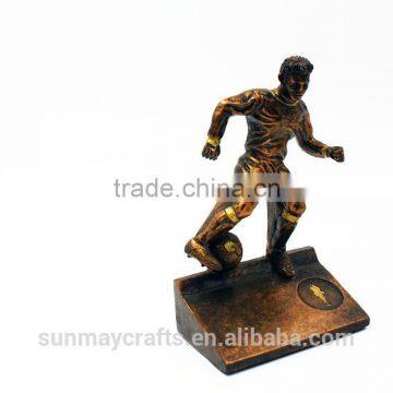 Wholesale Custom High Quality Polyresin Fantasy Football Trophy Statue for Sale photo-3