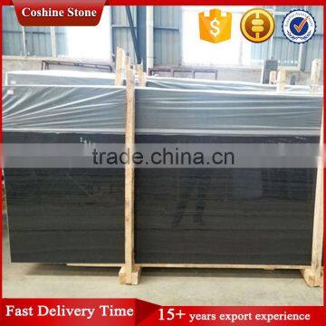 Chinese Royal Black Marble, Black Absolute Vein Cut Marble photo-5