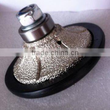 High speed H shape Vacuum Brazed Diamond profile wheel with M14 connection