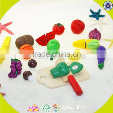 Wholesale Baby Wooden Fruit Cutting Toy, DIY Kids Wooden Fruit Cutting Toy, Role Play Children Wooden Fruit Cutting Toy W10B114 photo-3