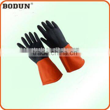 A3023 double color rubber House Glove house cleaning glove