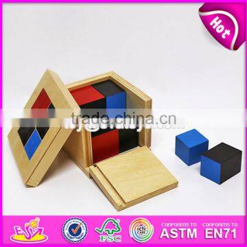 2017 New Design Educational Blocks Wooden Montessori Baby Toys W12F015 photo-2