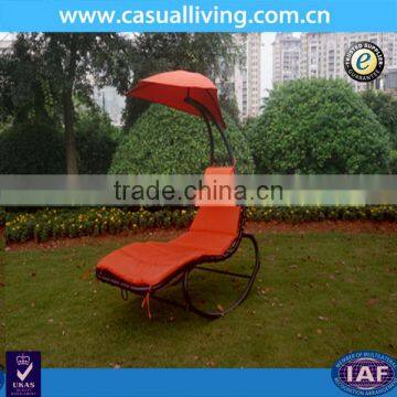 dream garden swing chairs modern metal patio chair round shaped chaise lounge