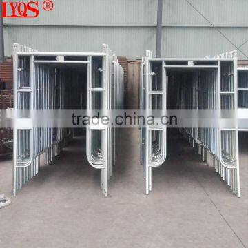 Galvanized Scaffold Ladder Frame Tower H Frame Scaffolding for Formwork photo-3
