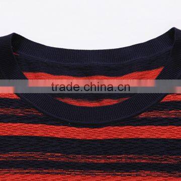 Fashion Men Stripe Cotton Light Knitted Sweater photo-4
