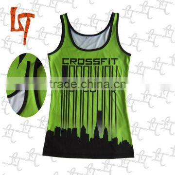 custom girls running singlets vest/wear