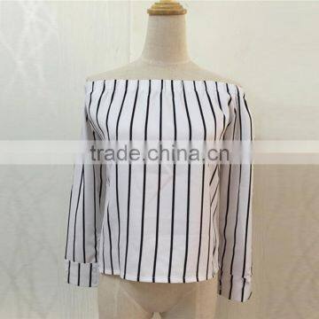 Maxnegio off Shoulder Top Korean Blouse for Women Summer 2017 photo-6