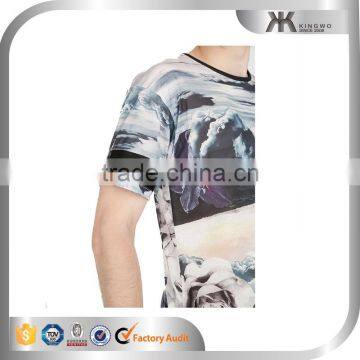 Custom Fashion Design Full Sublimation Printing Tshirt for Men photo-5