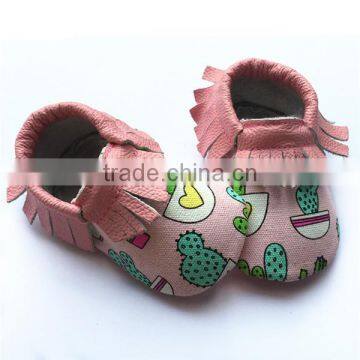 Soft Sole Baby Shoes Leather Moccasins photo-3