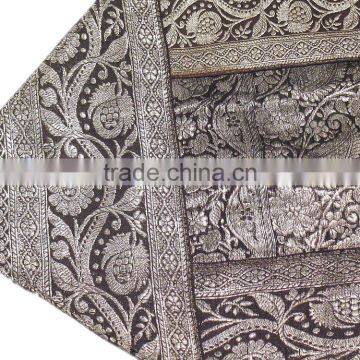 Beautiful Decorative Couch Pillows Chocolate Zari Furniture Designer Cushions photo-3