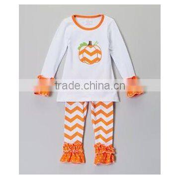 baby girls halloween outfits kids pumpkin outfits ningbo baby kids wear firm Halloween boutique outfits girls halloween sets