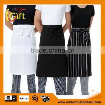 unisex classic restaurant aprons for workers with simple style