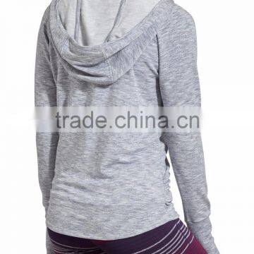 Fashion Summer Style Women Gym Wear Sexy Casual Pullover Plain Hoodies photo-3