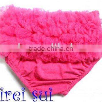 Baby Hot Pink Ruffles Chiffon Bloomers Panties T55