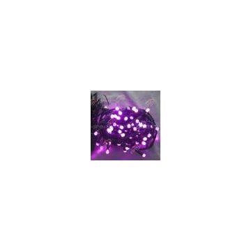 Waterproof Outside Purple LED Decorative String Lights Wall for Chiristmas Festival 220V