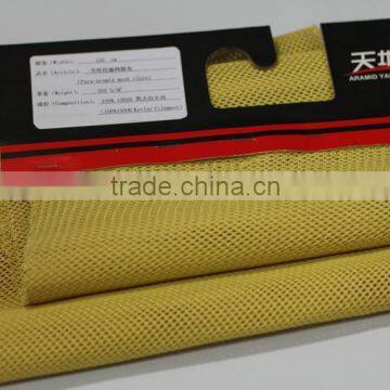 100%para aramid warp knitted mesh fabric, para aramid mesh fabric