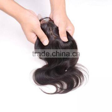 Free Parting Human Hair Closure Piece Hot Sale Top Quality Cheap Silk Base Closure With Baby Hair photo-5