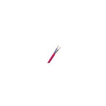 2 Core Silicone Fire Resistant cable , Low Smoke Fire Alarm Cable with Copper Conductor