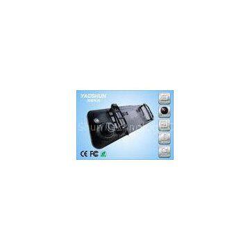 Wide Angles GPS Car DVR Cam 4.3 Inch , Black Box Rear View Mirror