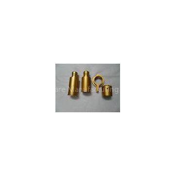 Precision CNC Machining Anodized Yellow Precision Mechanical Parts For Instrument