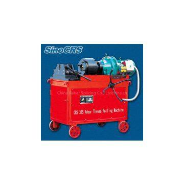 Direct rolling rebar threading machine