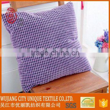purple soft corduroy fabric for sofa