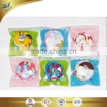 microfiber gift towelcake lollipop shaped printed towel