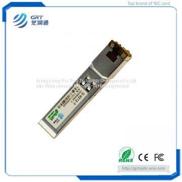 G-8212-T Hot-pluggable 1.25Gb 1000BASE-T Copper RJ-45 SFP Transceiver Module photo-2