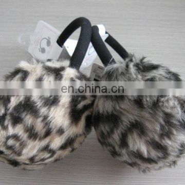 fashional pretty elegant warm soft cozy popular winter leopard earmuff