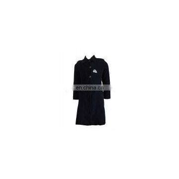 Long Wool Coat With Well Pattern