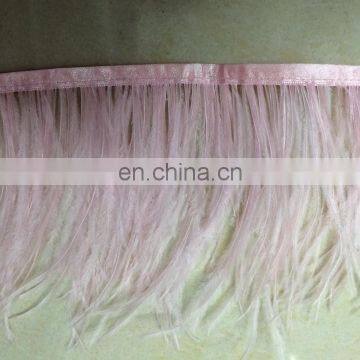 15-18cm fabric ostrich feather trim