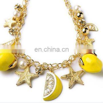 New Arrive Fashion Kids Bead Bracelets Lemon Fruit Star Colorful Beach Acrylic Bracelets photo-4